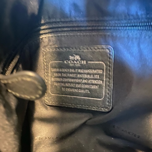 COACH Metallic Leather Dalton 31 Shoulder Bag - Picture 12 of 12